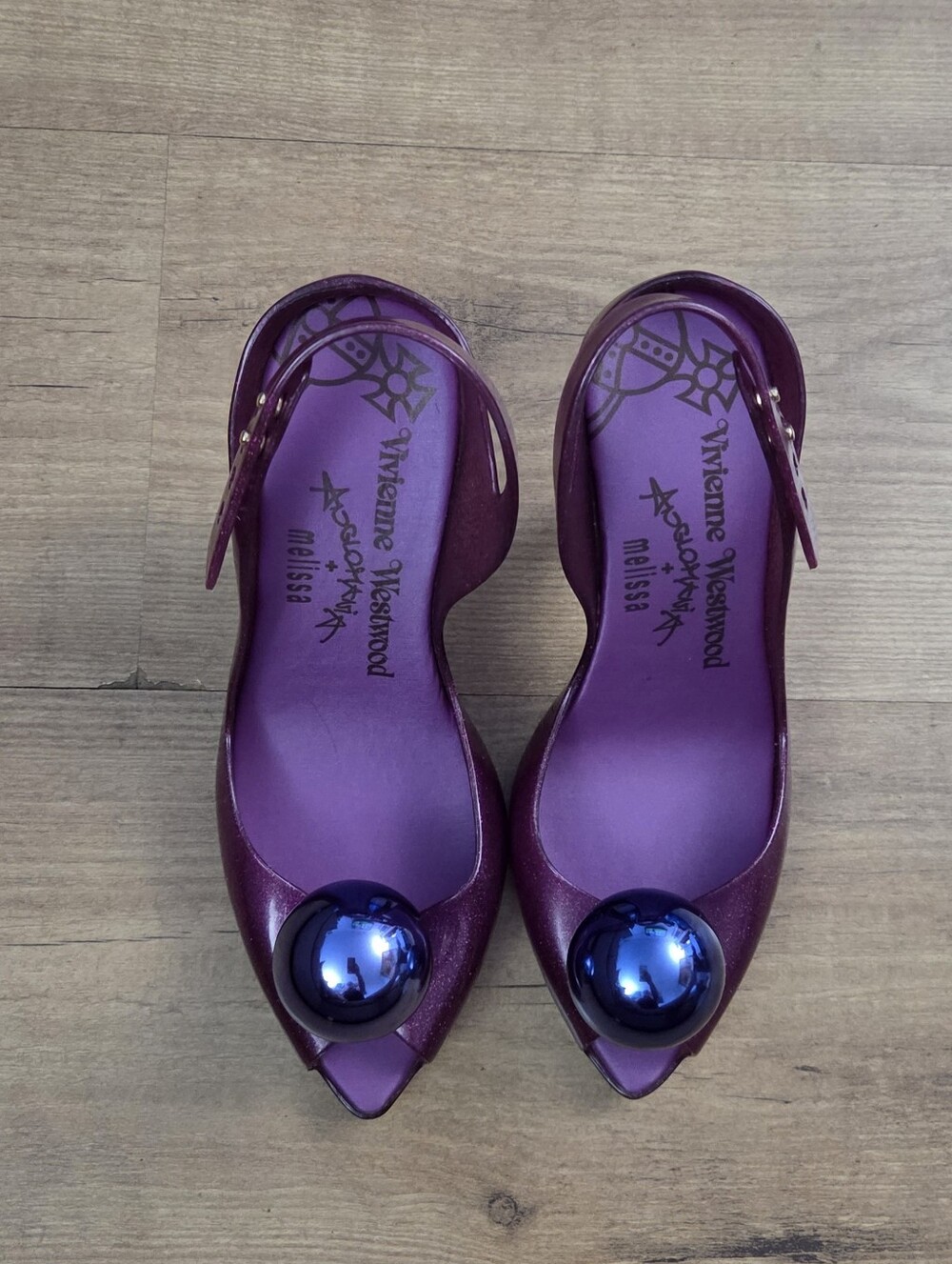 Melissa x Vivienne Westwood Lady Dragon Globe Heels - Picture 6 of 14